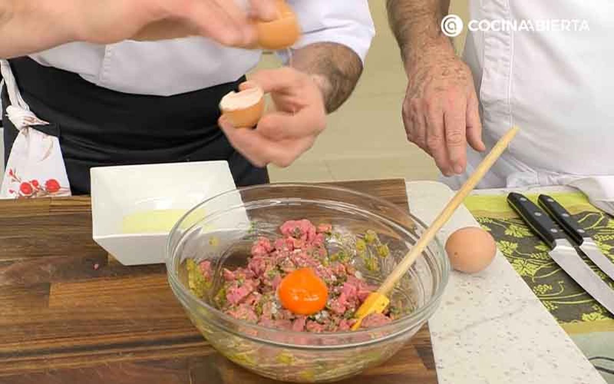 Macera el steak tartar