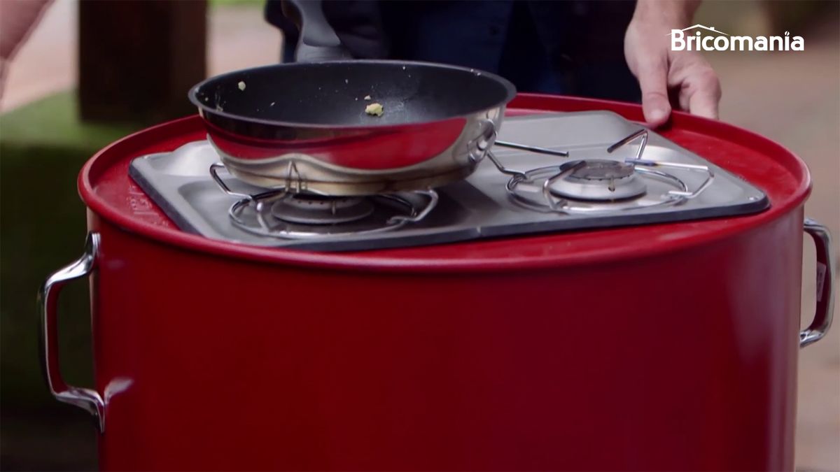 brico 941 como hacer cocina en bidon metalico xl