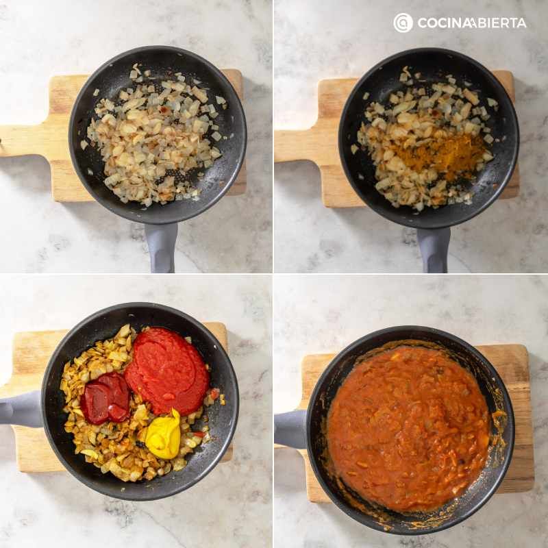Prepara la salsa