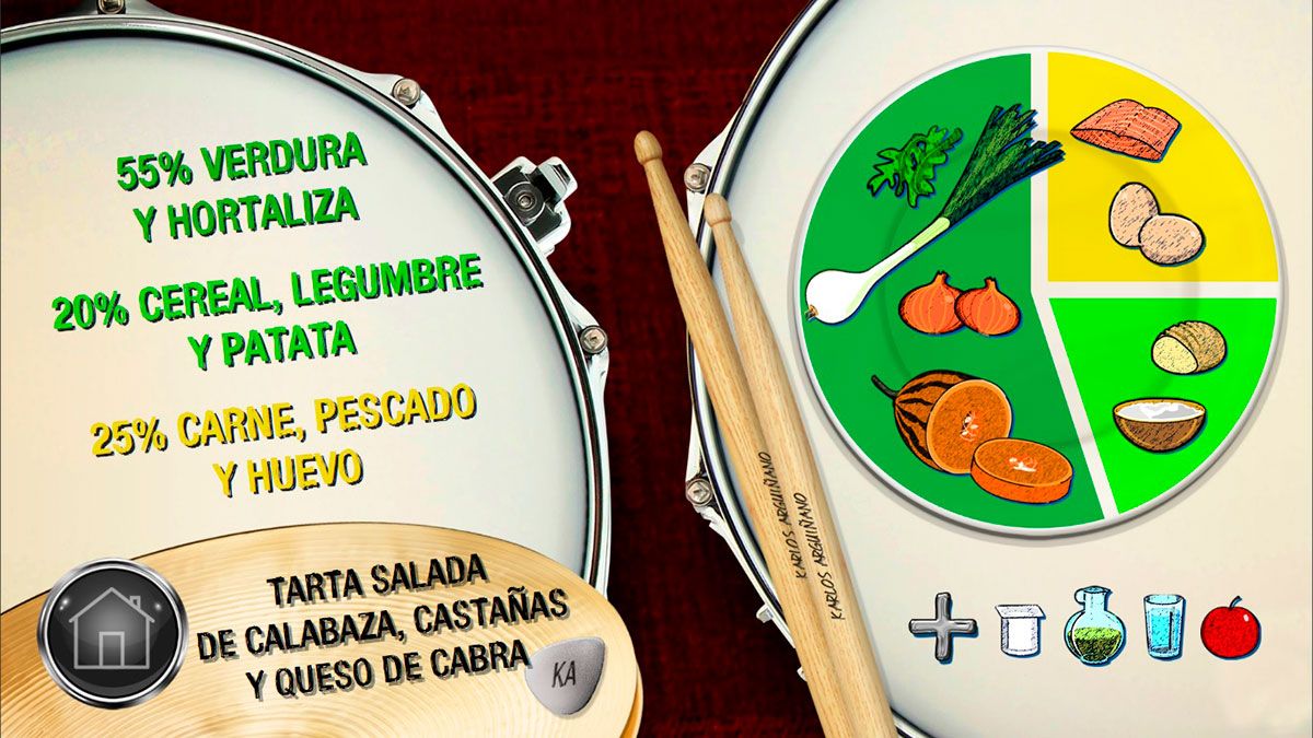 tarta salada plato