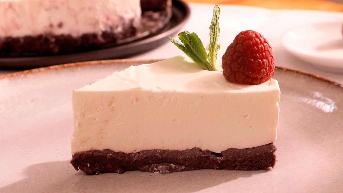 Tarta de yogur sin azúcar y sin horno   Paso 7