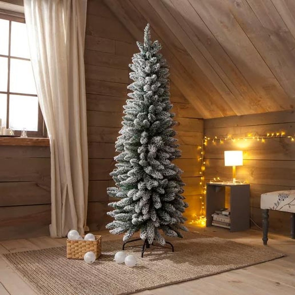 arbol navidad laponia slim leroy merlin