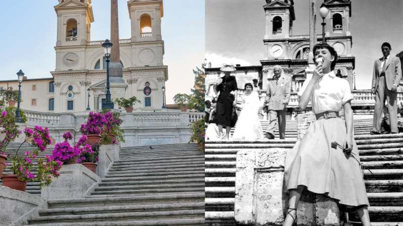 Escalinatas de la Piazza di Spagna en Roma