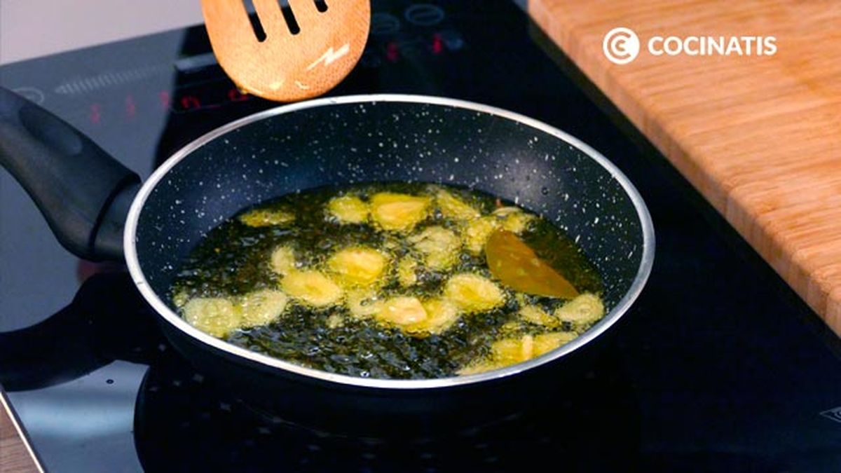 Receta de pulpo al ajillo  paso 2