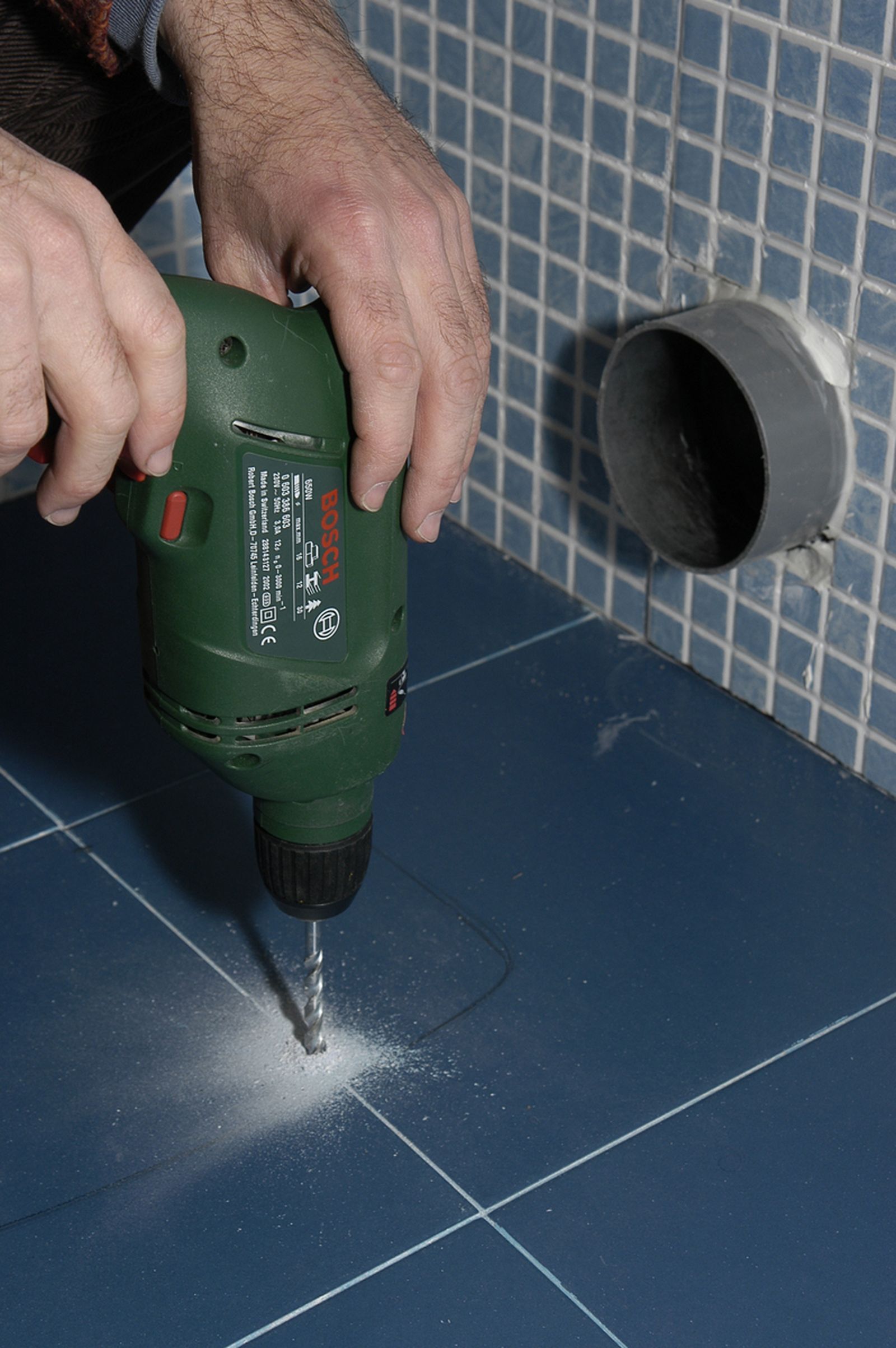 Instalar un inodoro paso 2