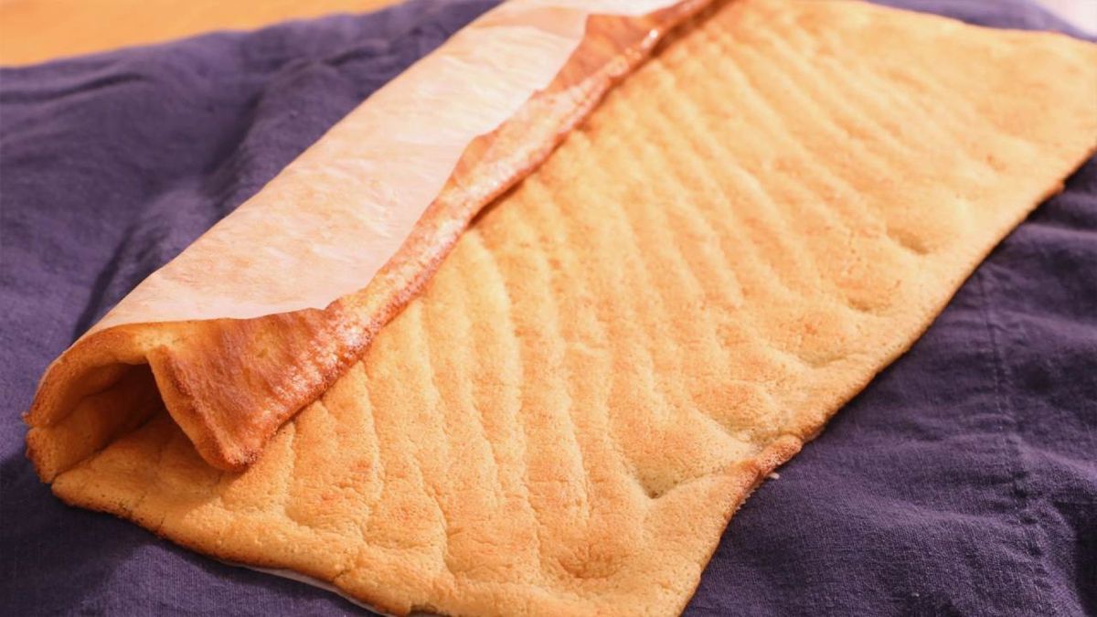 bizcocho para brazo gitano  paso 7