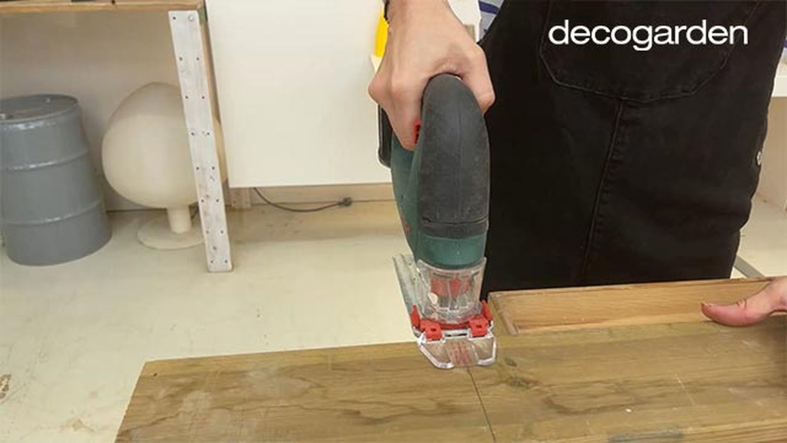hacer soporte colgar plantas interior paso 3