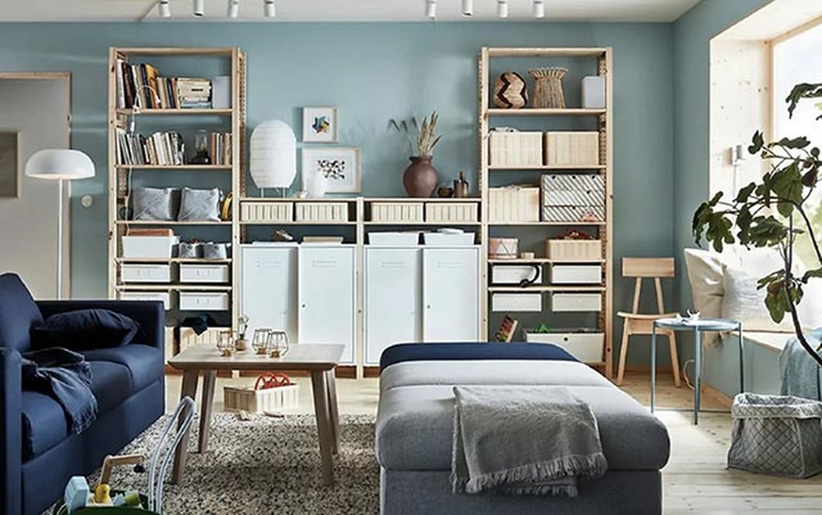 3 Estanterías de salón grandes aliadas para mantener el orden 3