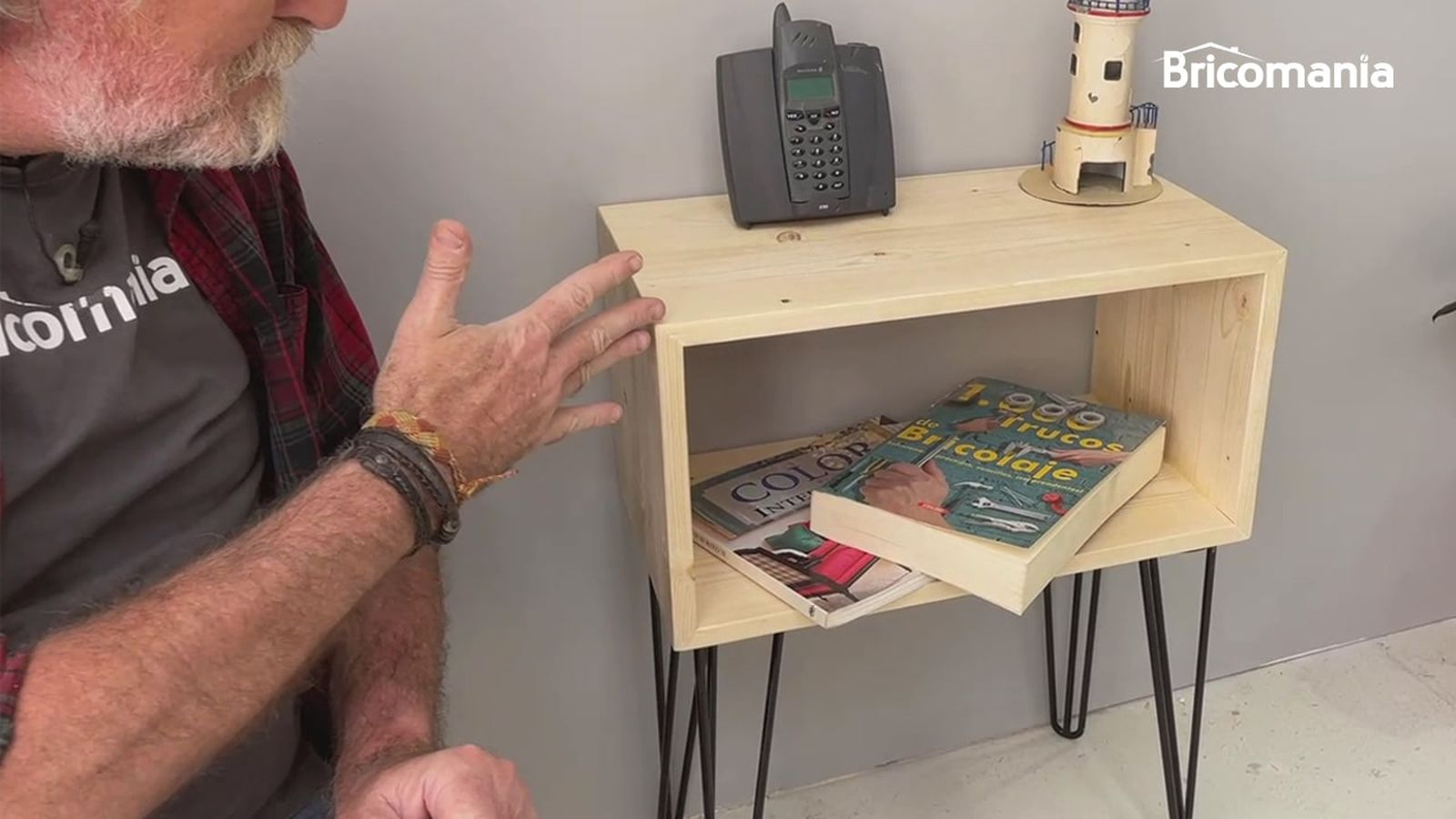 como hacer una mesita de noche principal