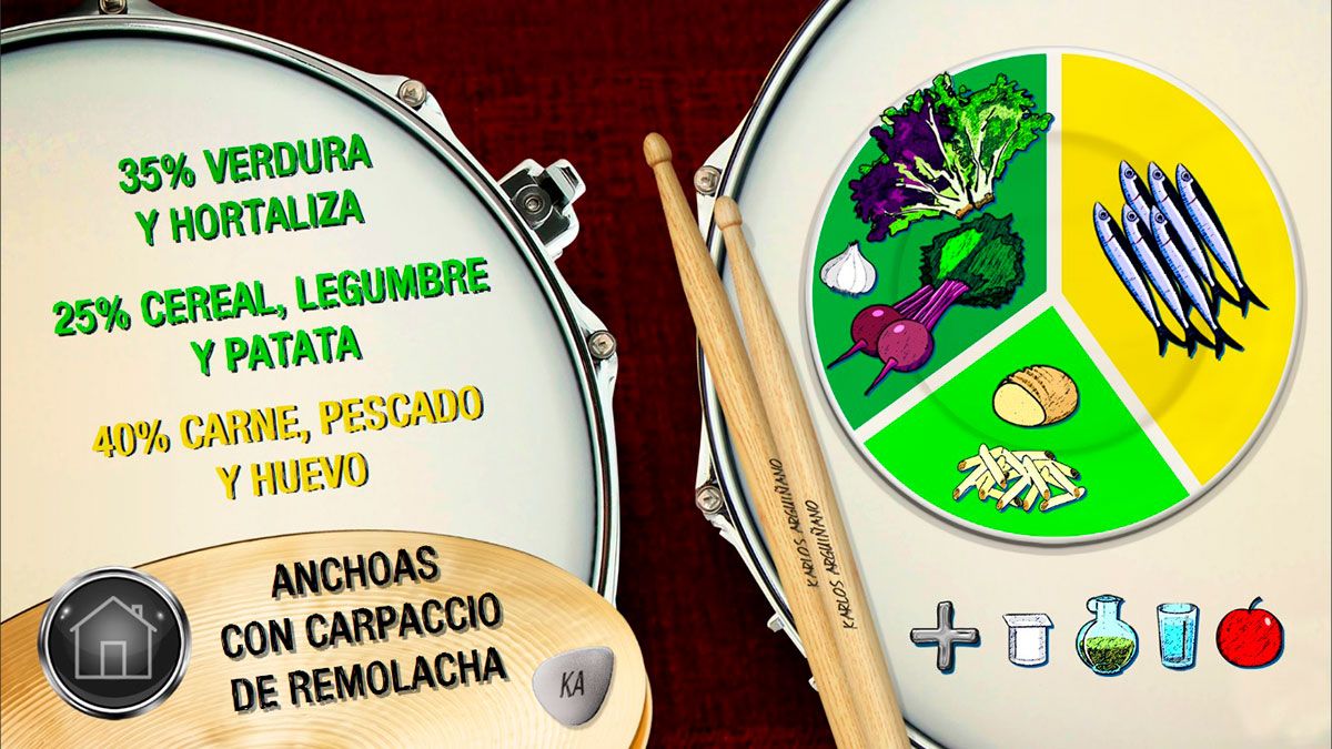 anchoas carpaccio plato