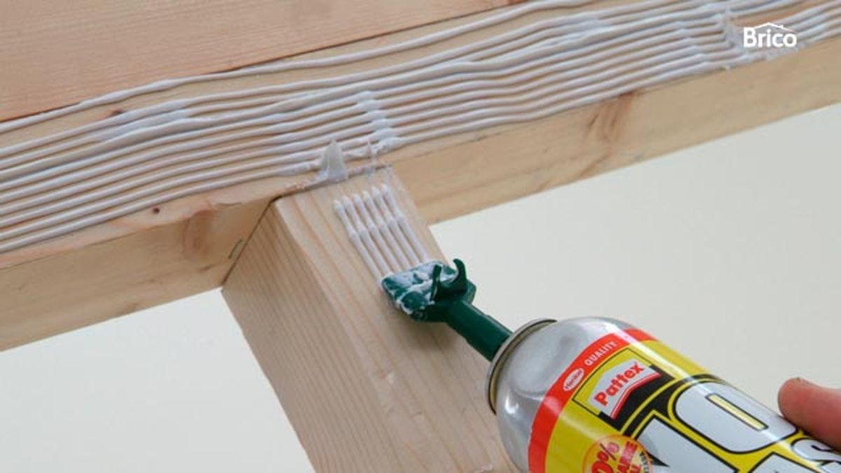 Tabique de madera paso 12