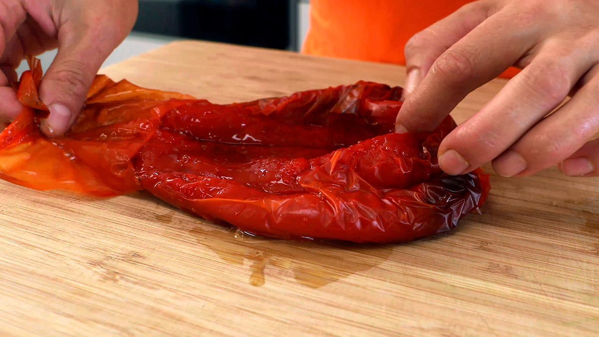 Receta de conservas de berenjena y pimientos asados   paso 3