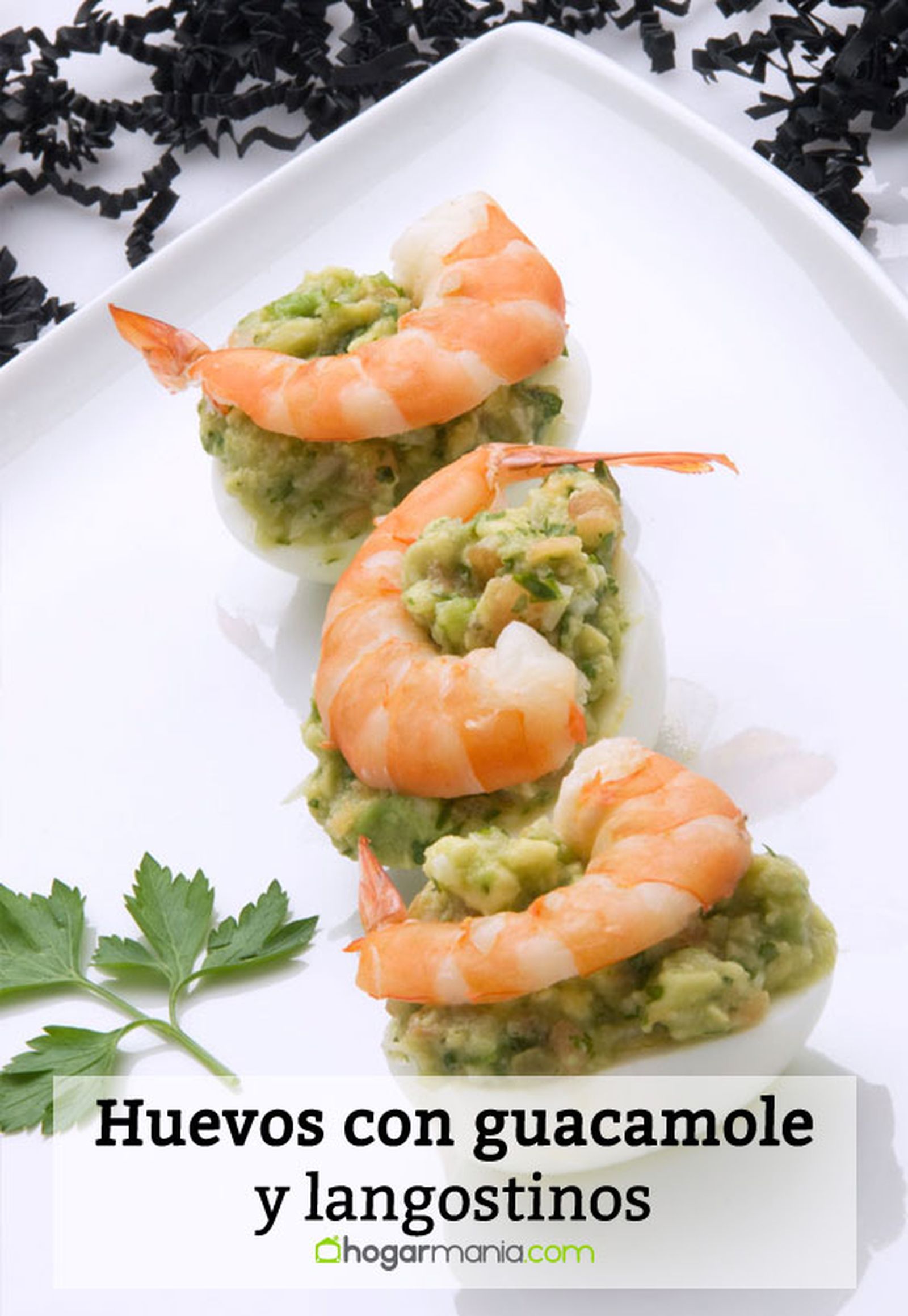 huevos guacamole langostinos pin