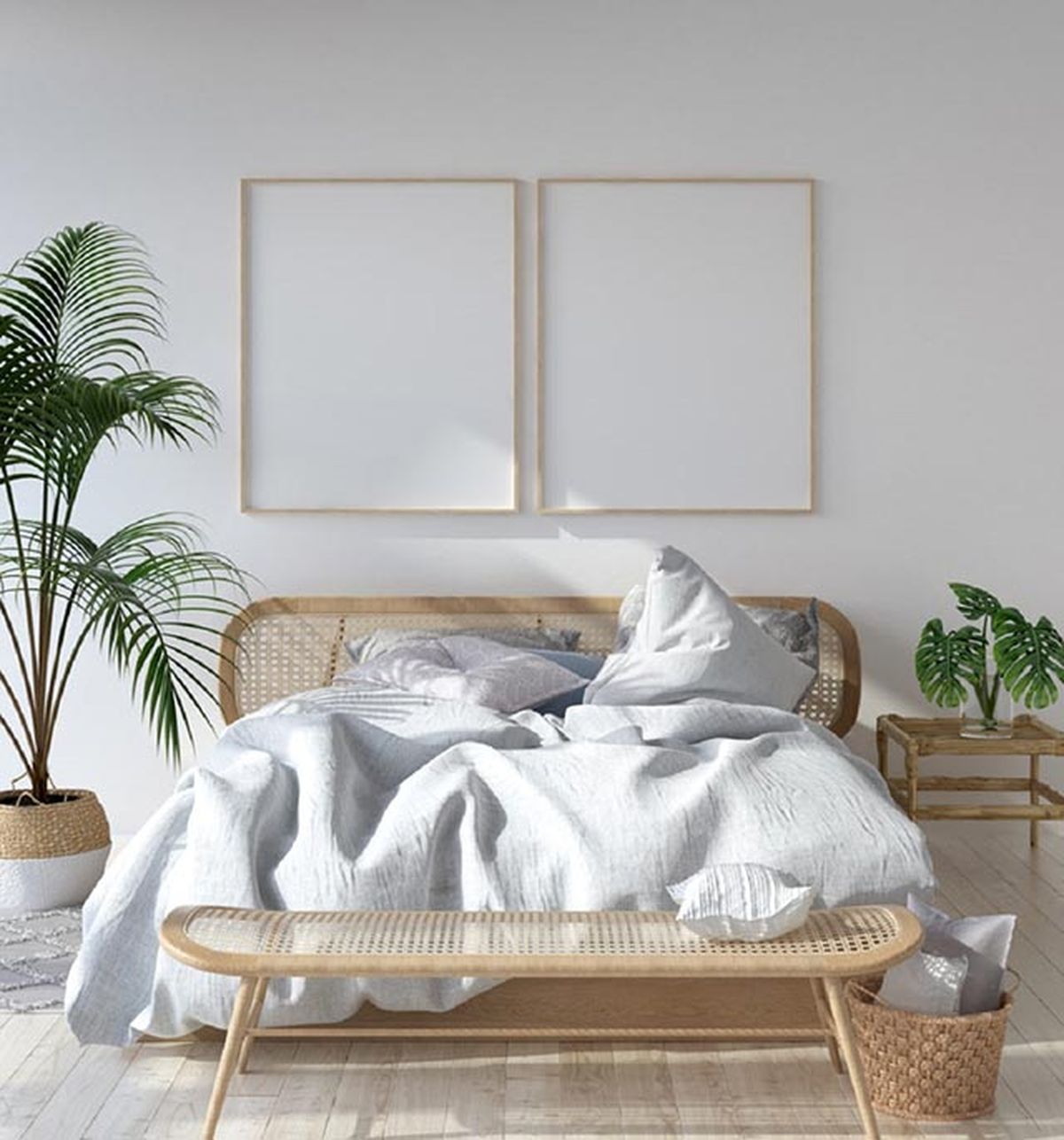 Ideas originales para decorar el pie de cama del dormitorio 2