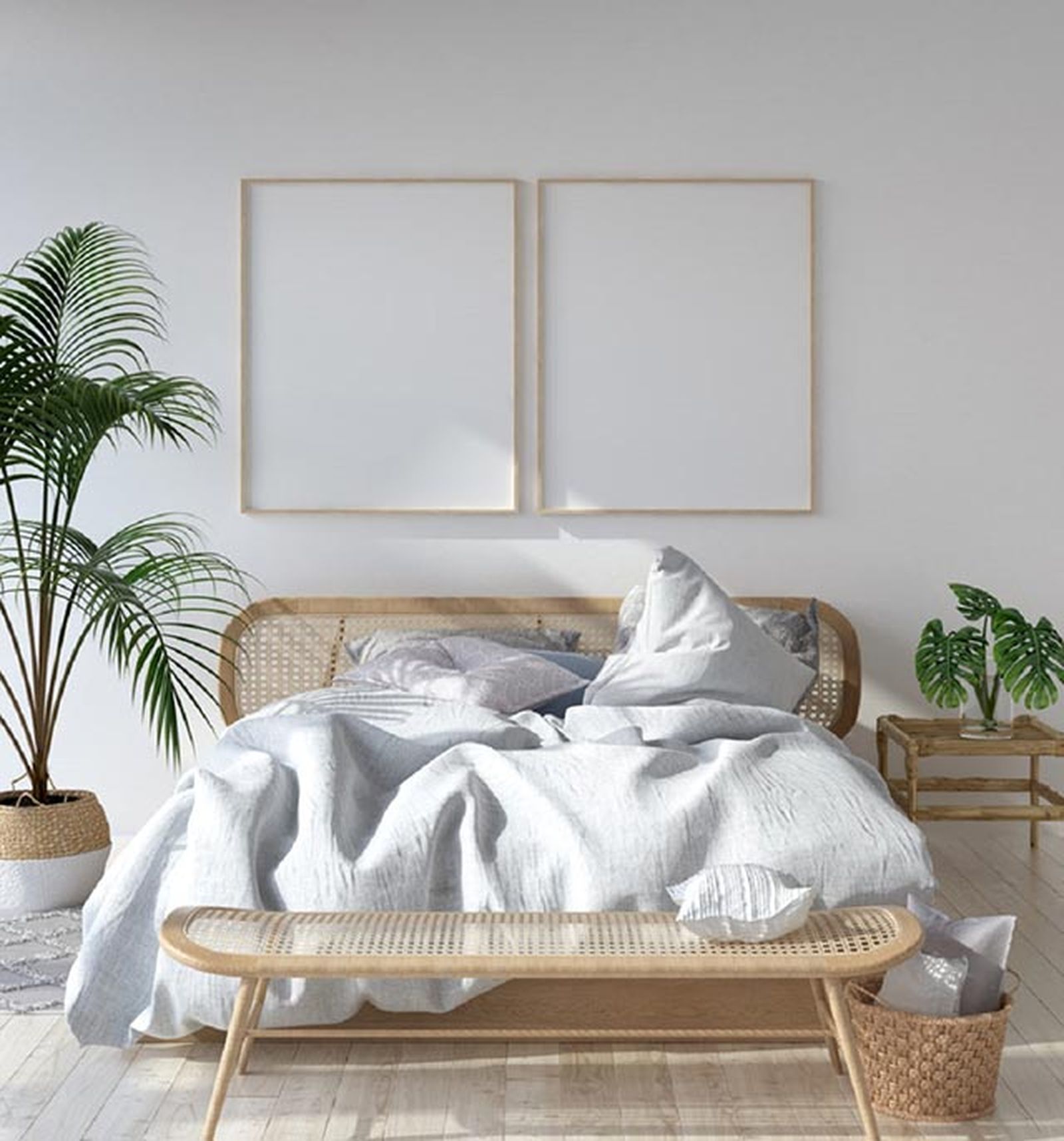 Ideas originales para decorar el pie de cama del dormitorio 2