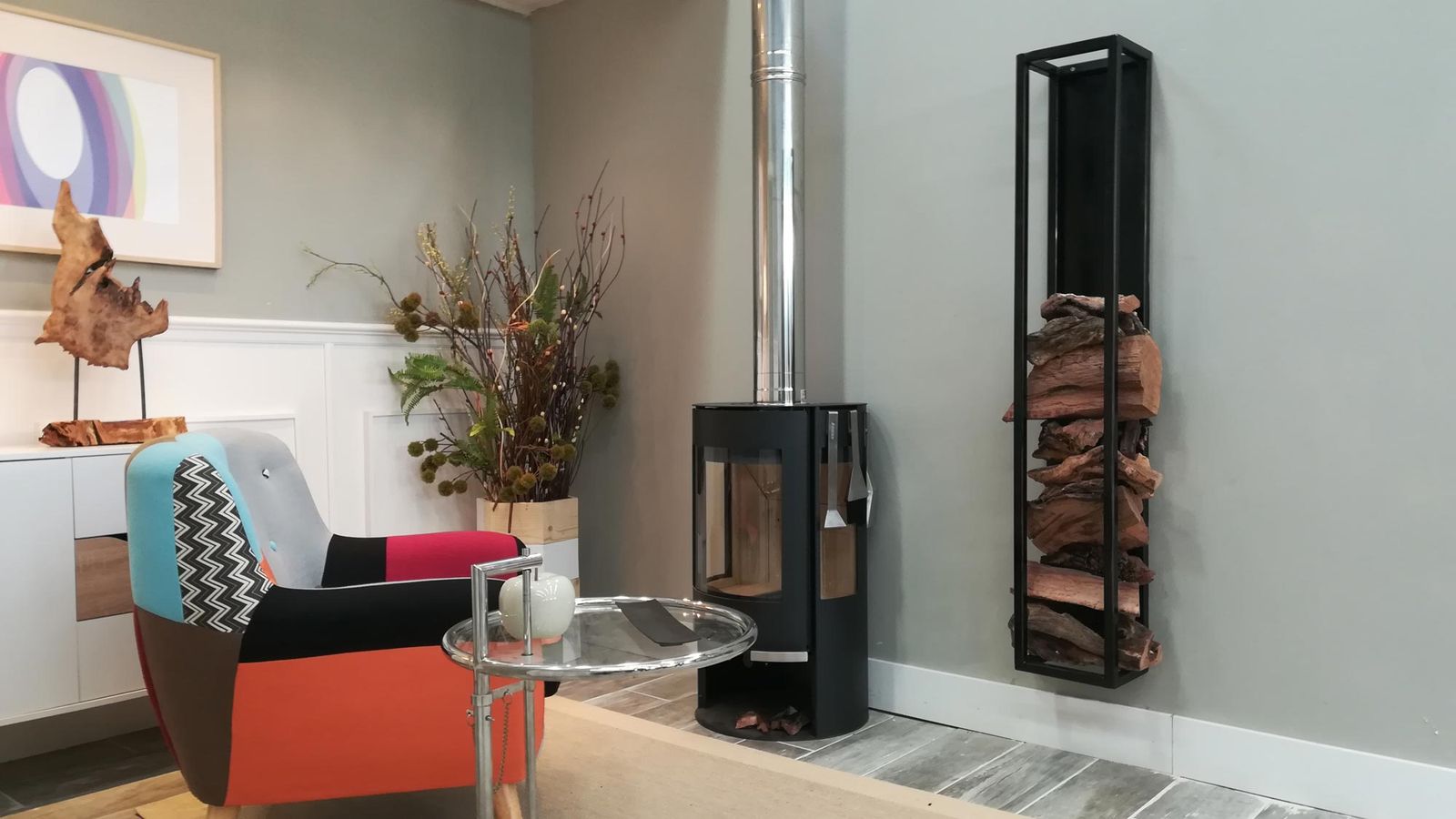 Cómo hacer un leñero vertical