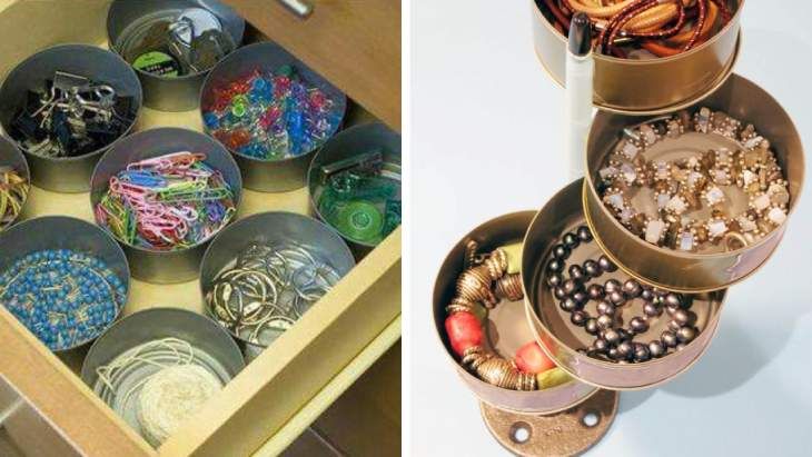 lata de atun recipiente almacenamiento reciclaje