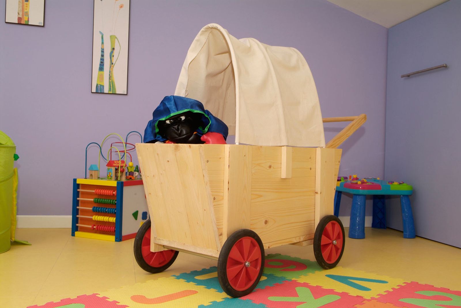 Cómo hacer una carreta infantil