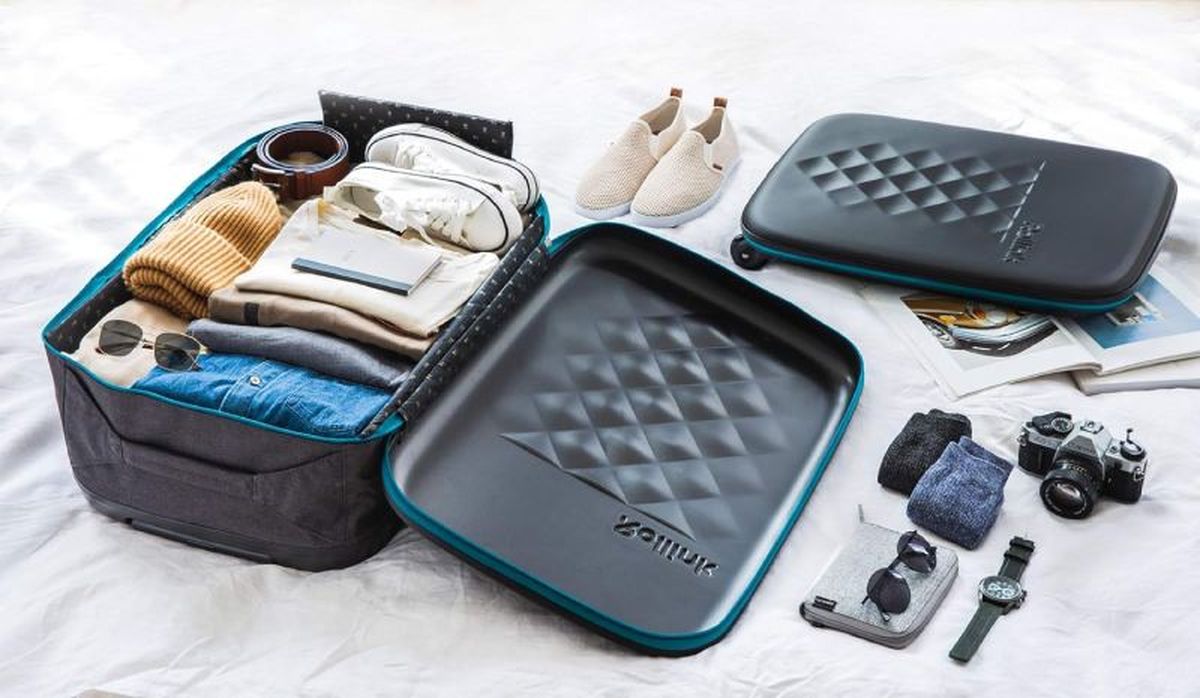 La maleta plegable no reduce su capacidad interior