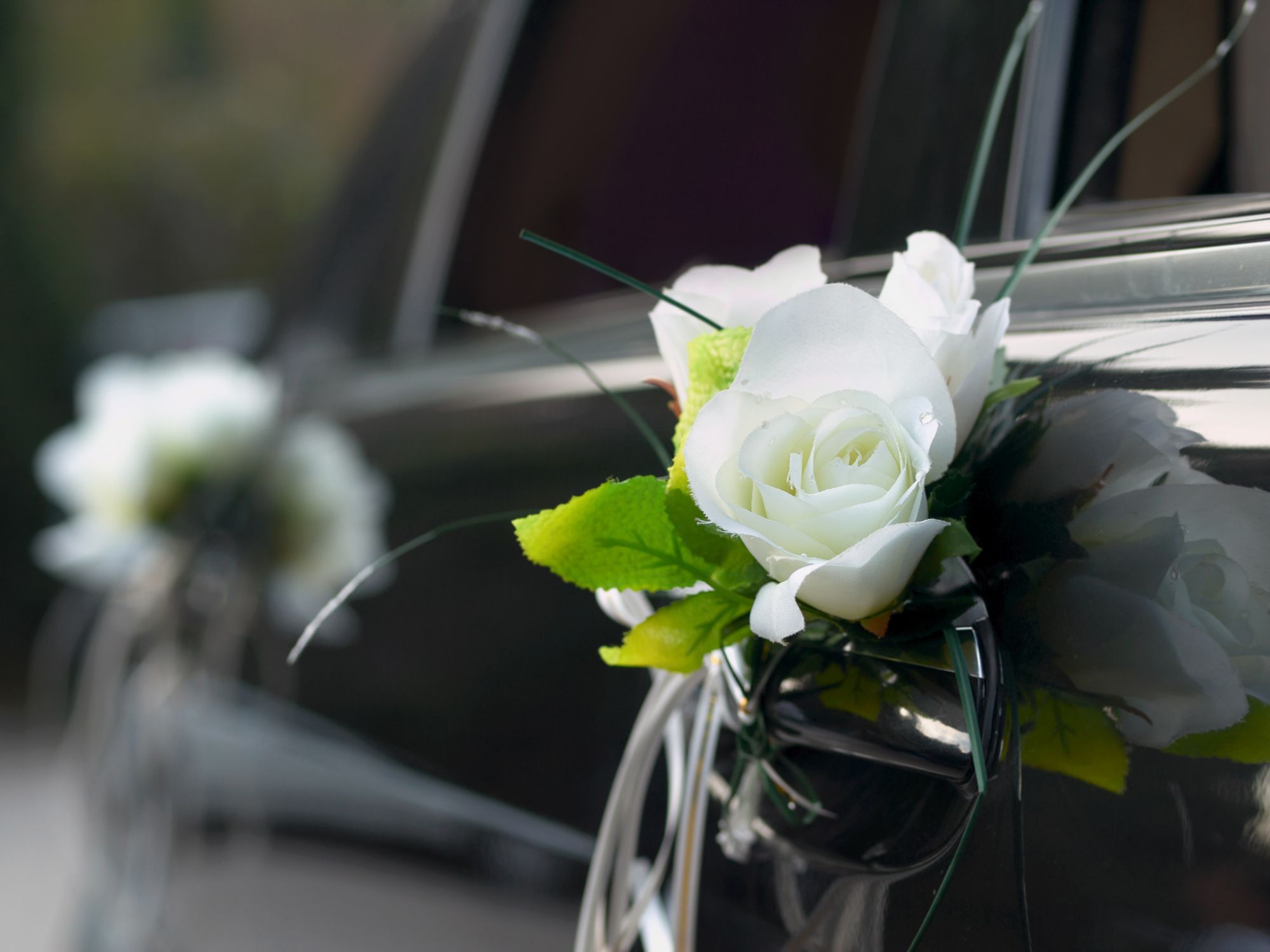Cómo decorar el coche para una boda   5