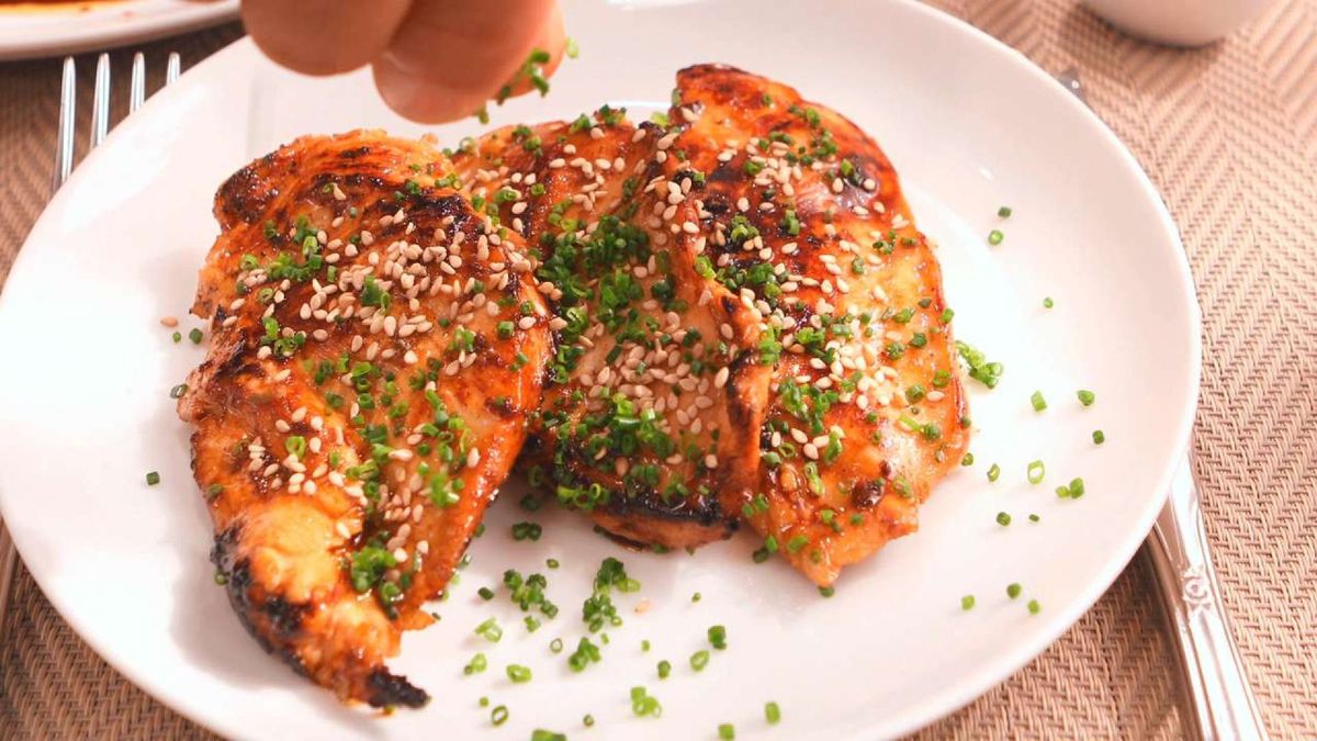 Pollo teriyaki   Paso 4