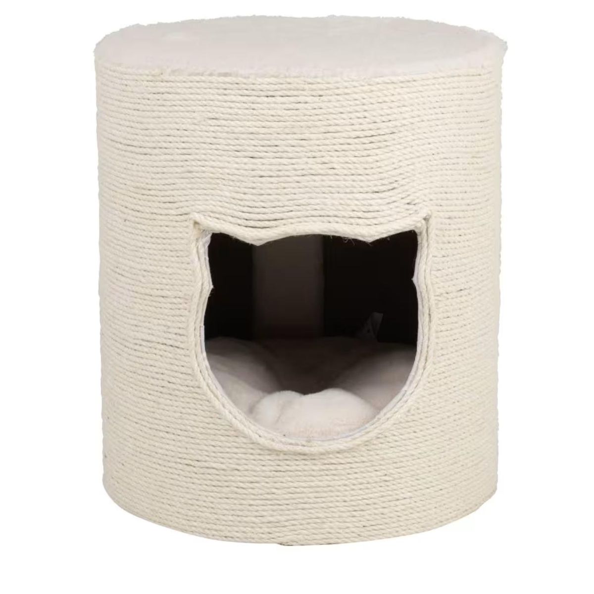 Casita rascador para gatos de yute CHAT.