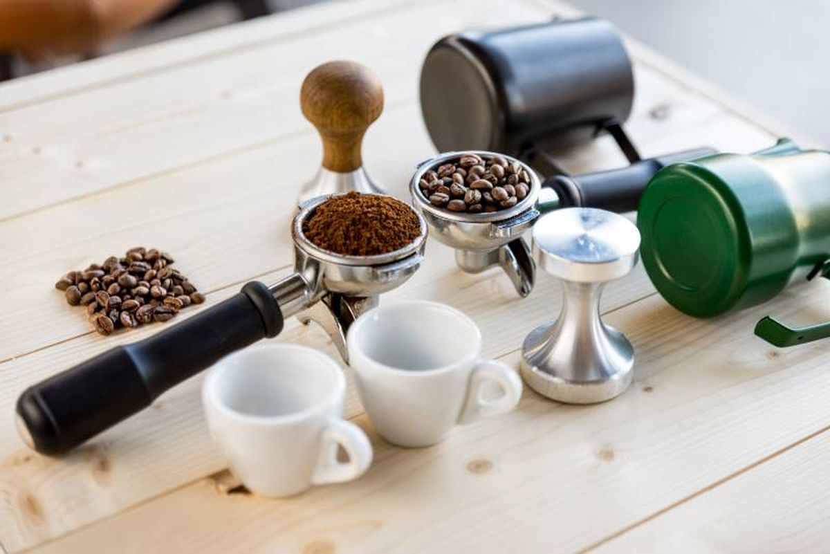 Máquina profesional de café para casa.