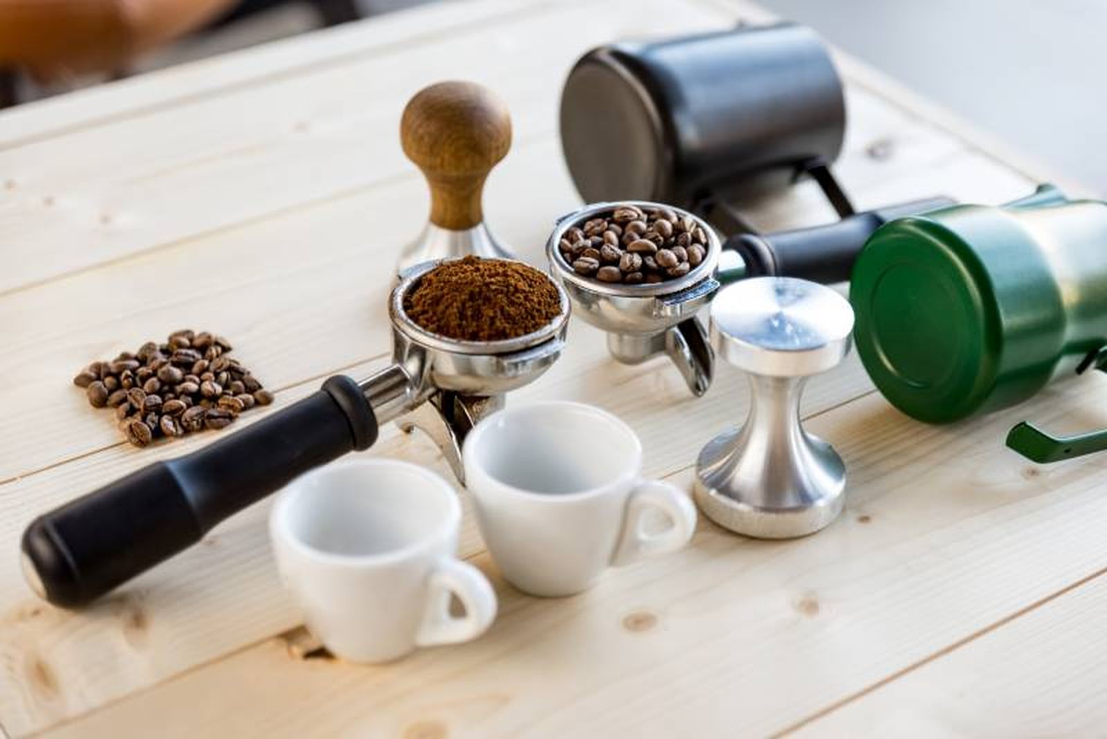 Máquina profesional de café para casa.