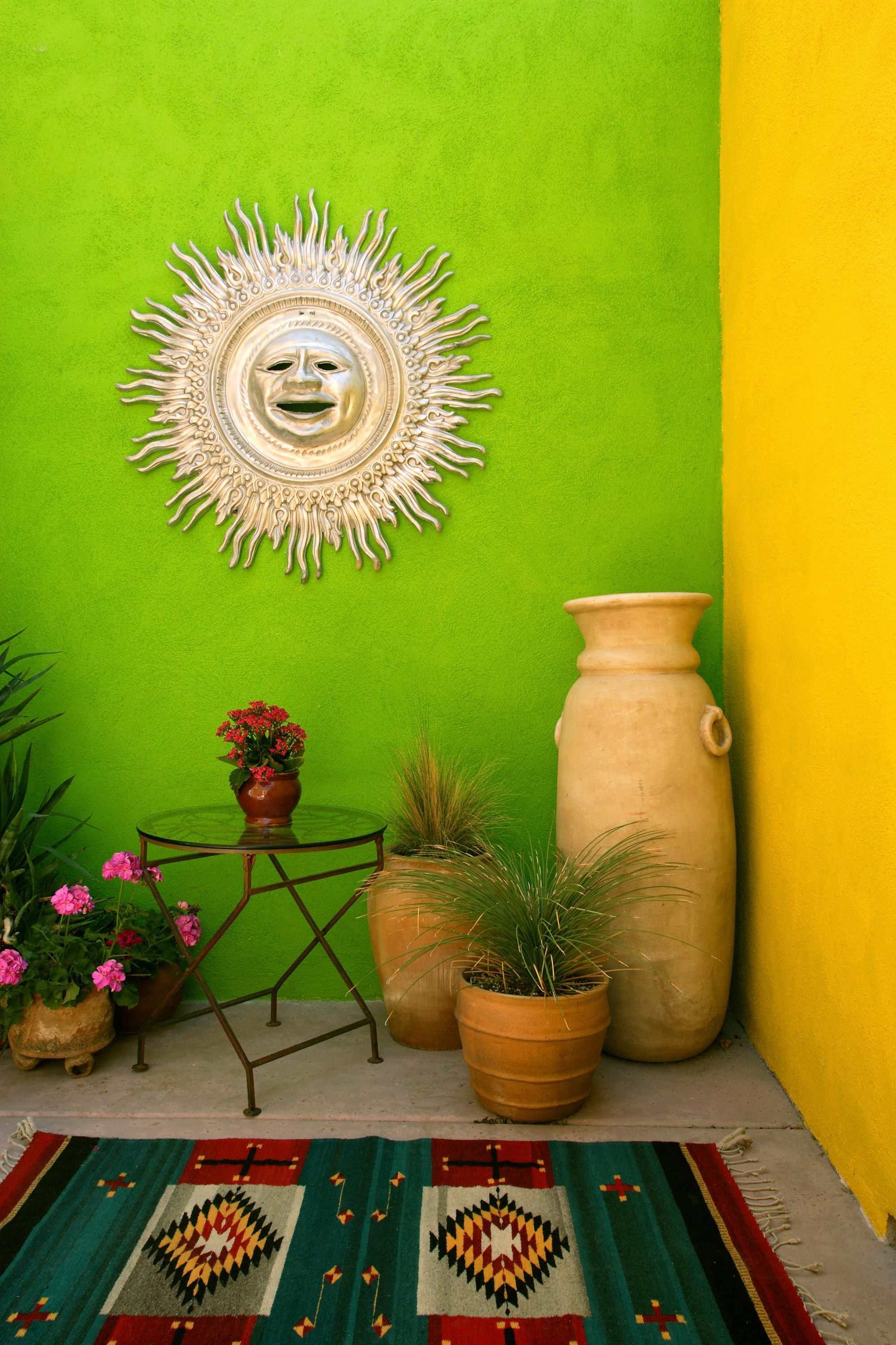 Ideas para decorar en color amarillo patio