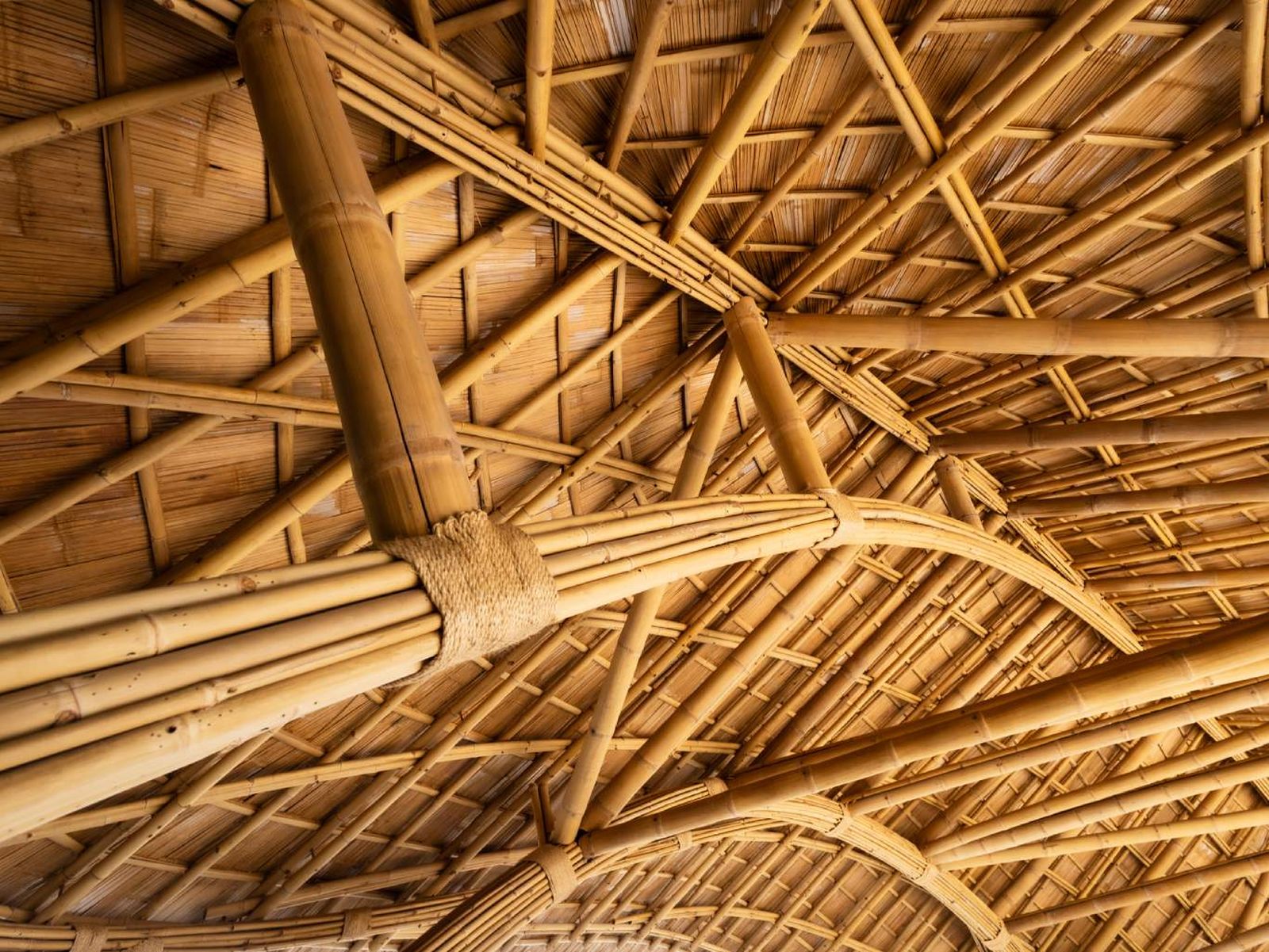 Estructura de bambú