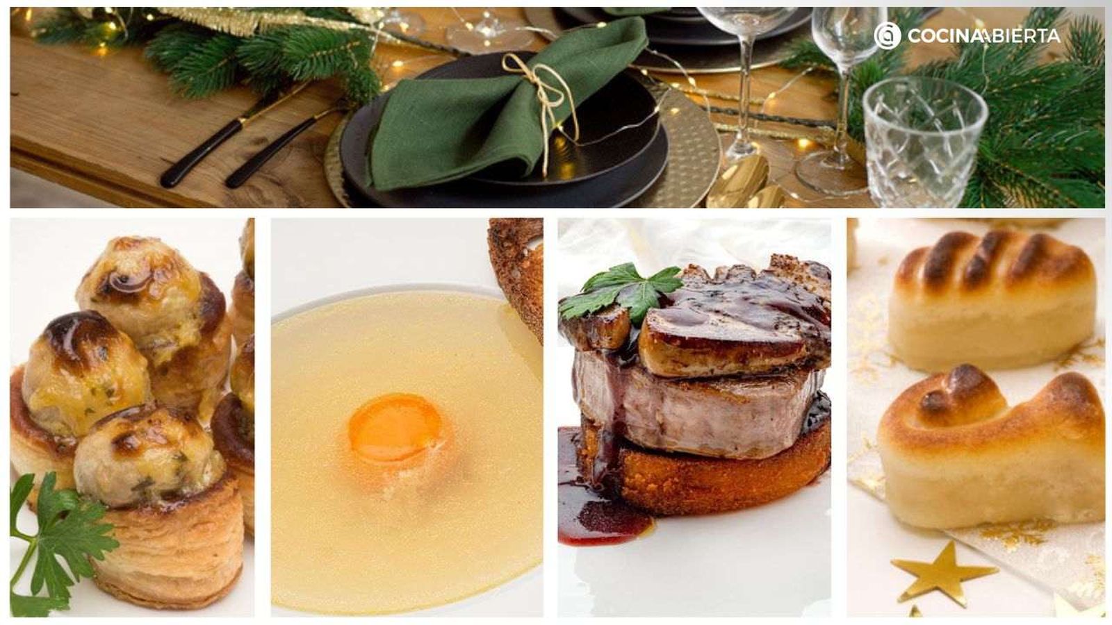 Apunta esta selección de recetas para elaborar tu Menú de Nochebuena