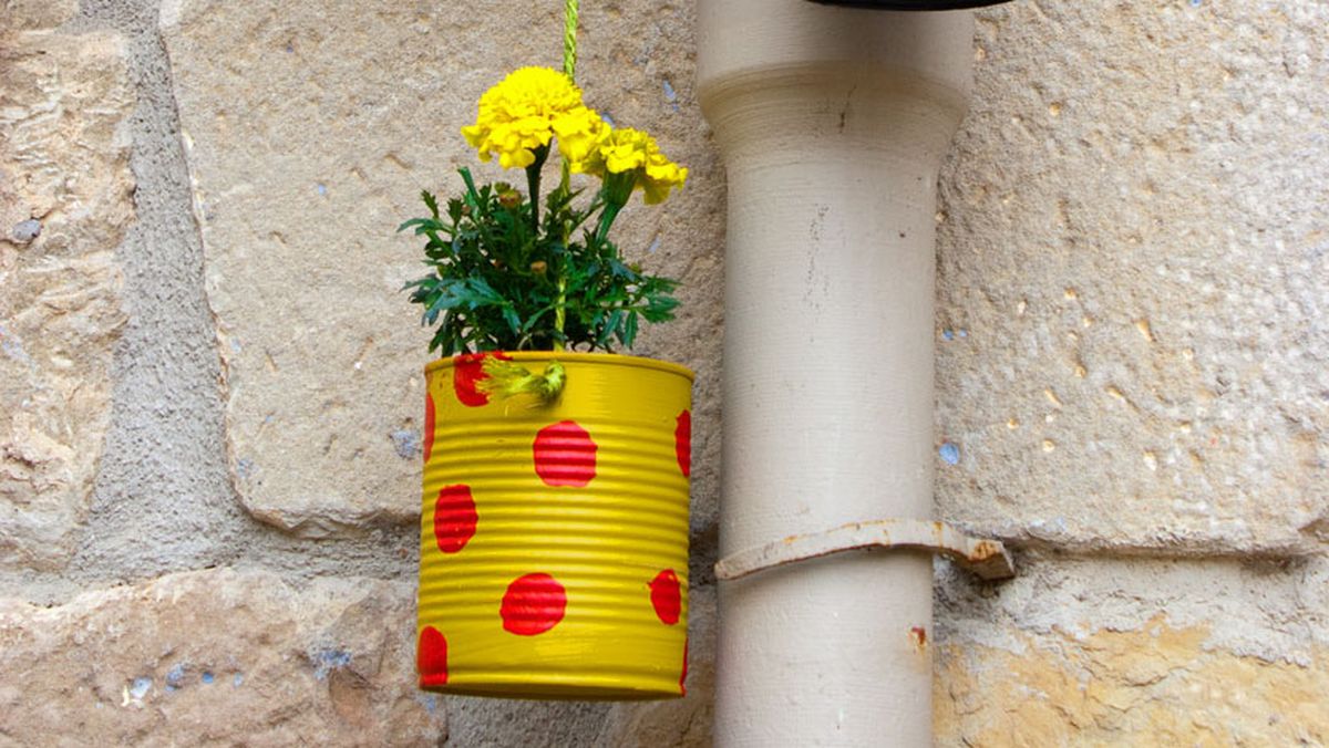 transformar latas maceteros