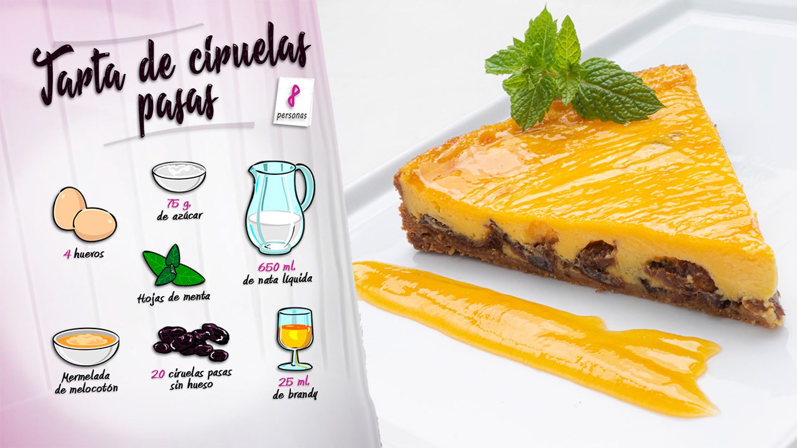 KARL66310320 receta de tarta de ciruelas pasas ingredientes