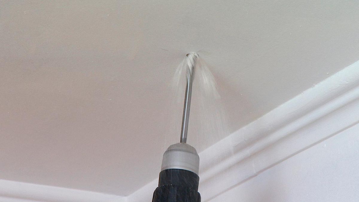 Iluminación en falso techo paso 13