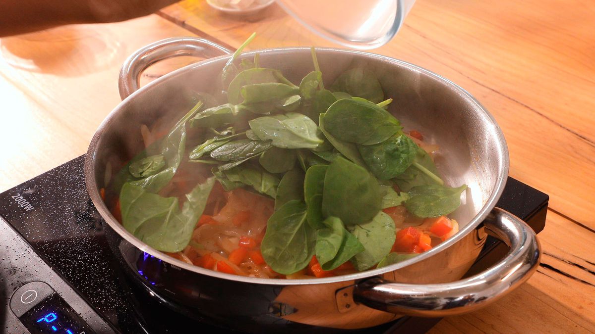 Frittata de verduras y queso de cabra   Paso 3