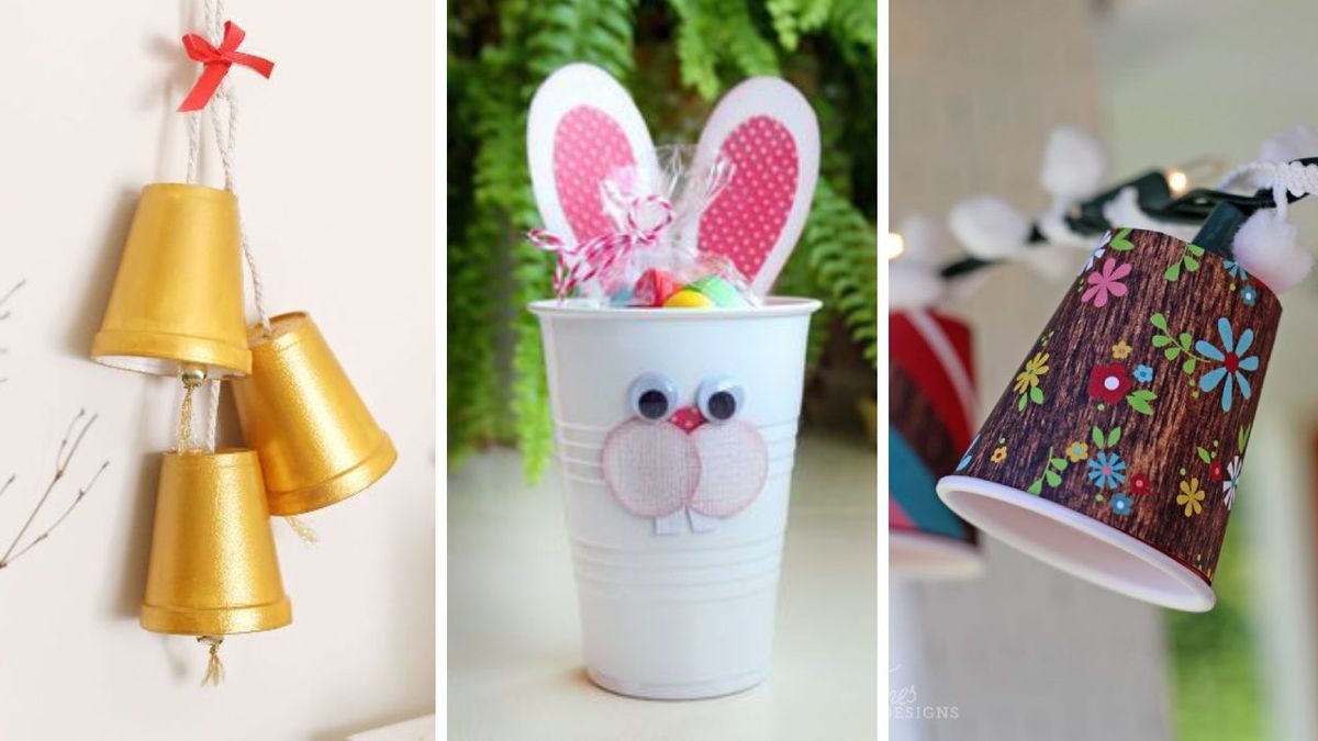 Dale una segunda vida a los vasos de plástico desechable