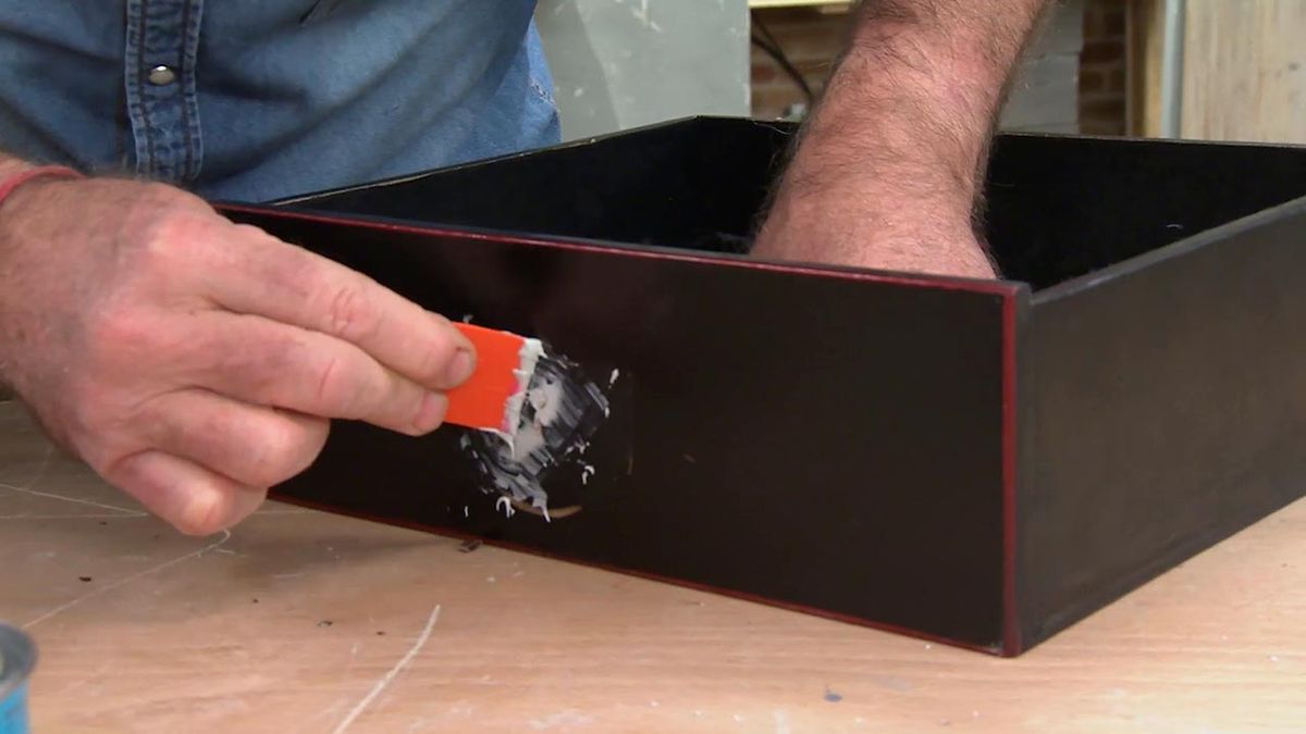 Como reciclar y decorar un sinfonier paso 2