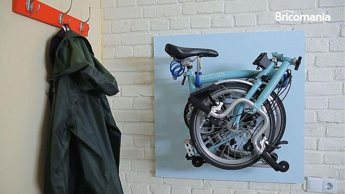 Soporte decorativo para bicicleta