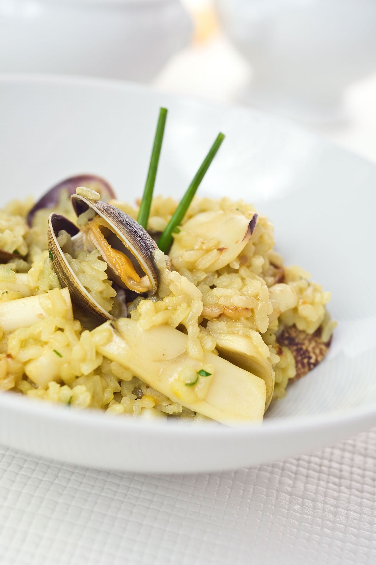 Arroz meloso de sepia y almejas