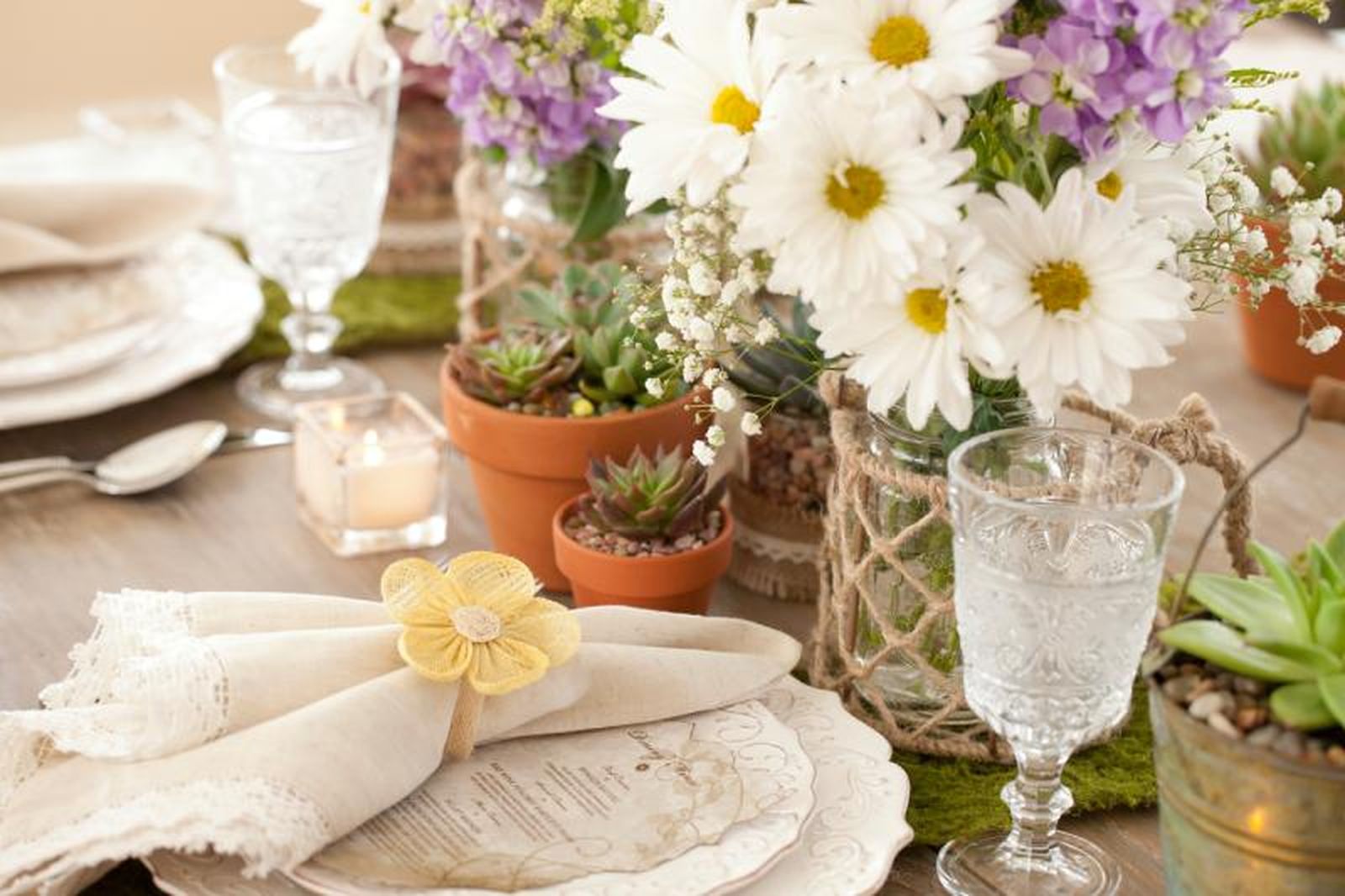 Las margaritas añaden un toque de frescor a tu celebración