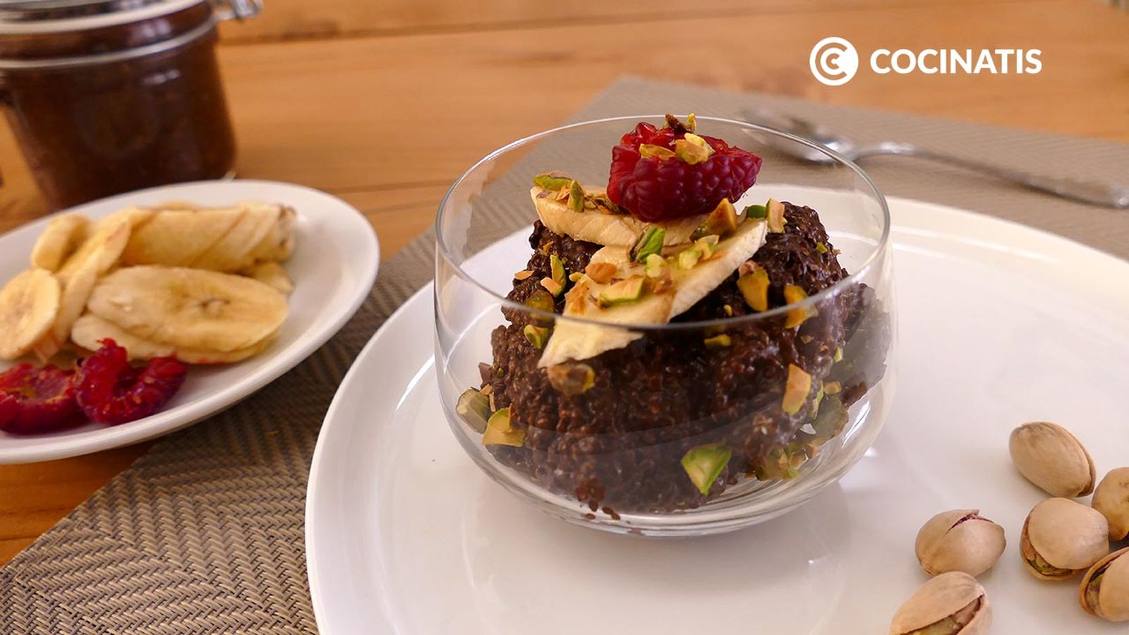 Receta de pudin de chía y chocolate