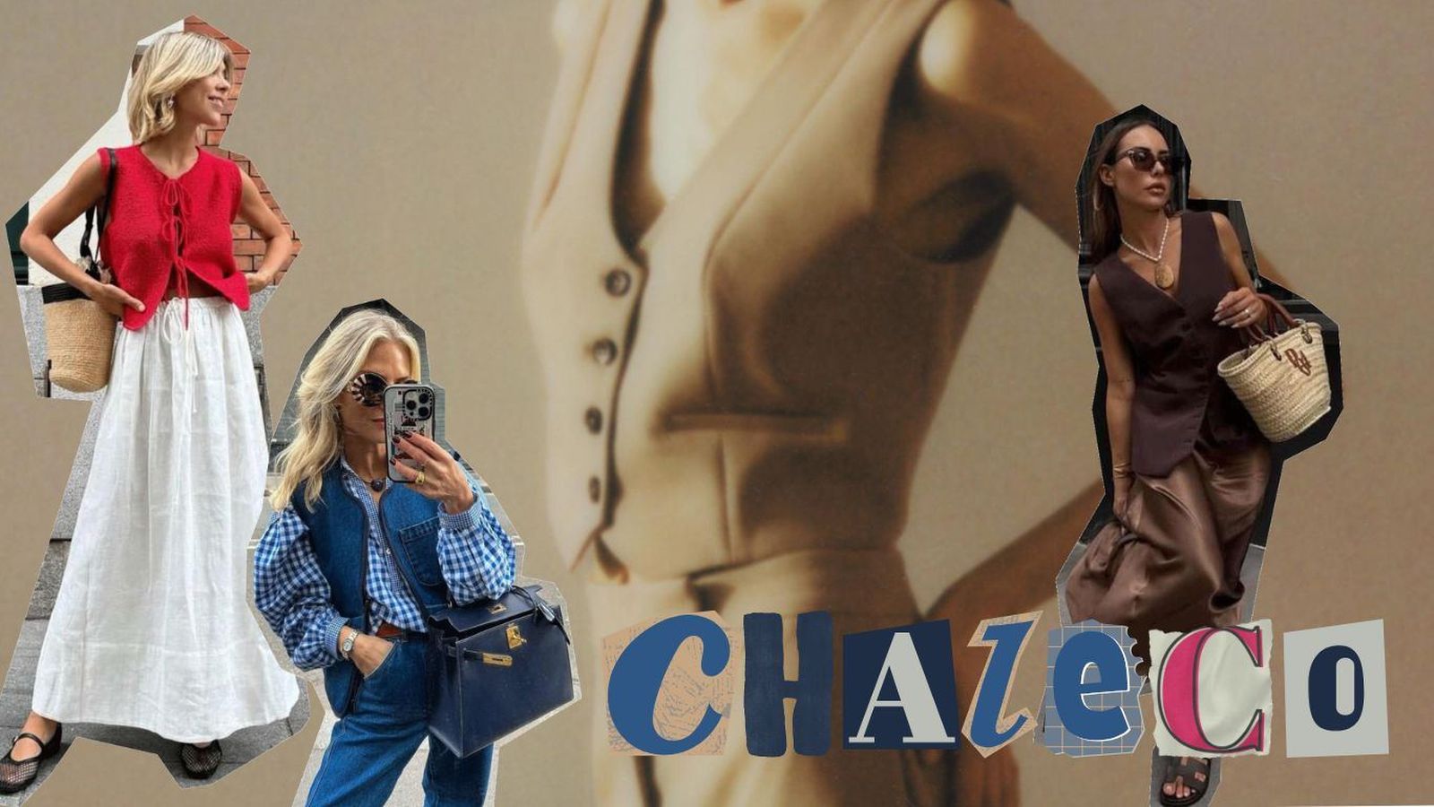 El chaleco es una prenda muy versátil.