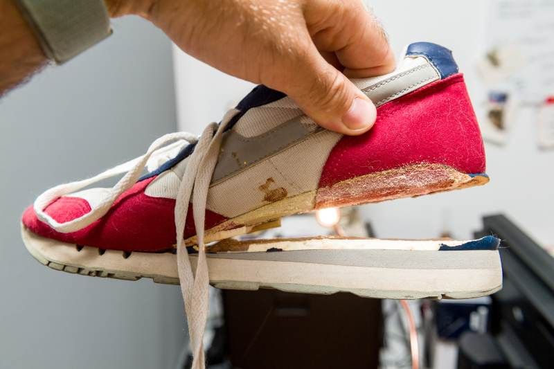 Zapatillas con suela despegada