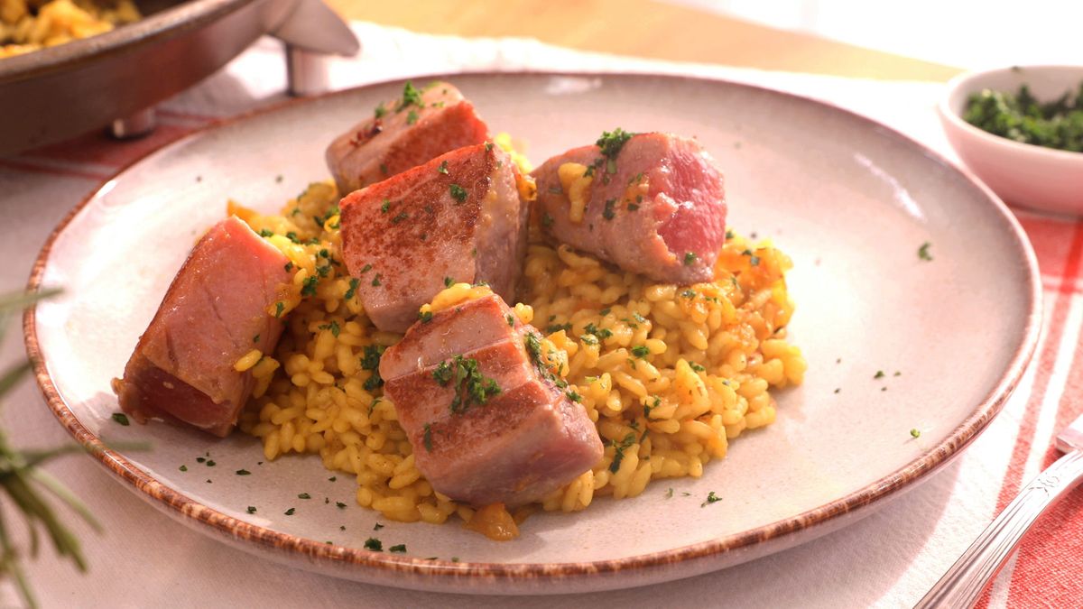 arroz con atun y cebolla  paso 7