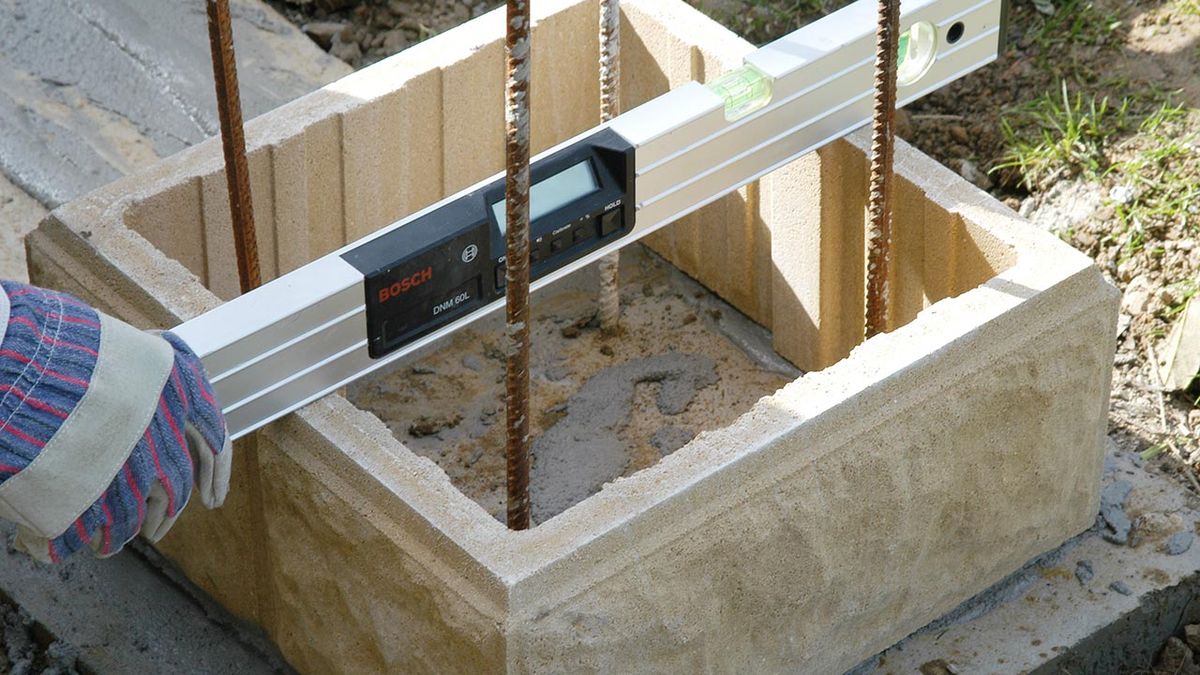 Muro con balaustrada paso 7