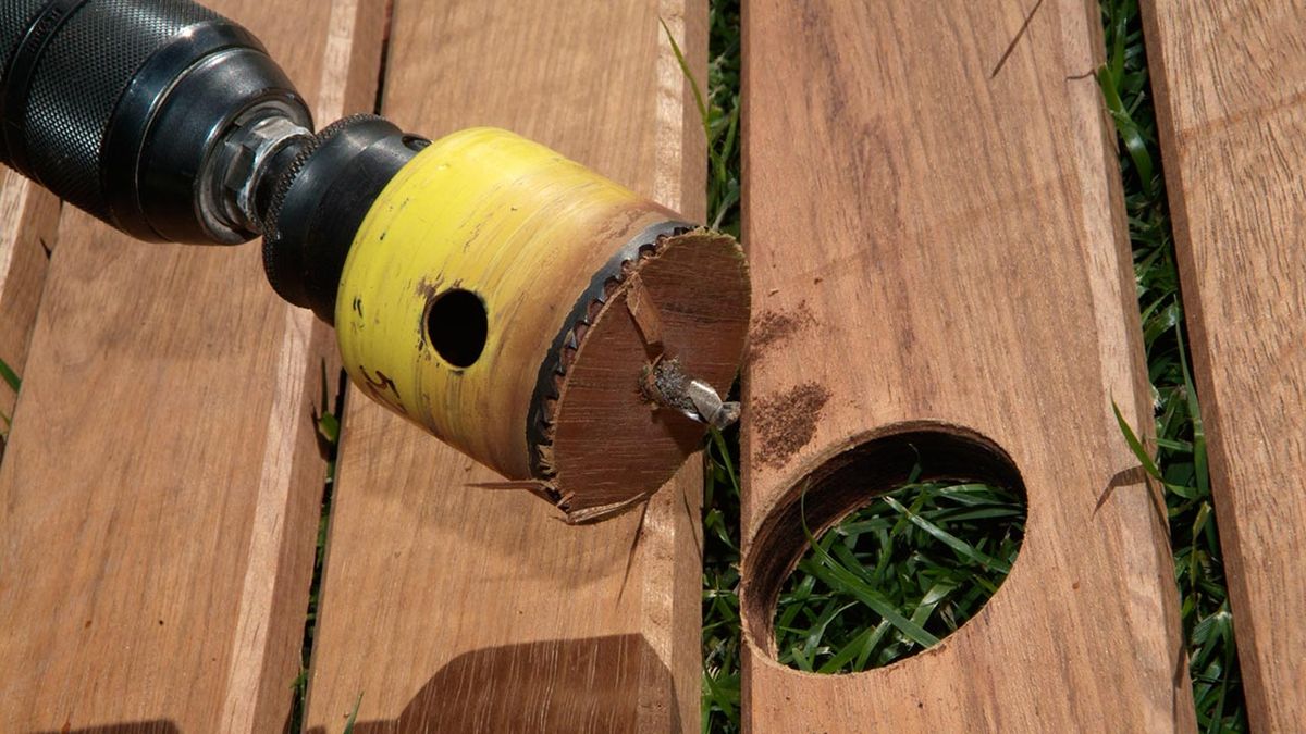 Colocación de escalera en piscina paso 12