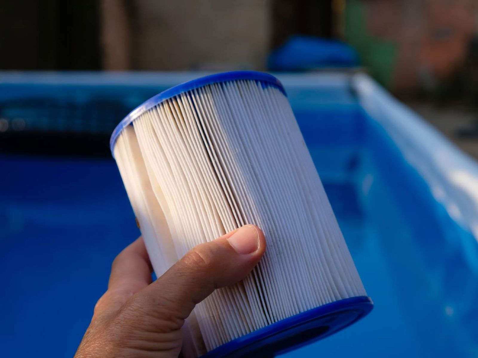 Filtro de la piscina