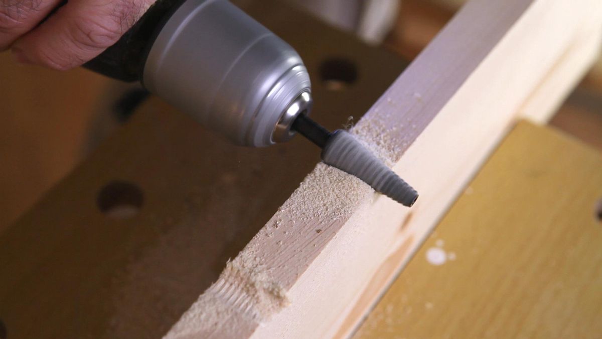 Escofinas para perfilar madera paso 5