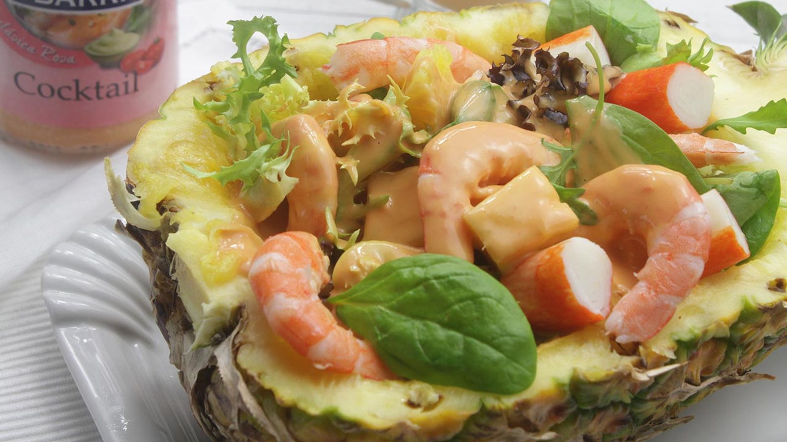 ensalada cocktail pina