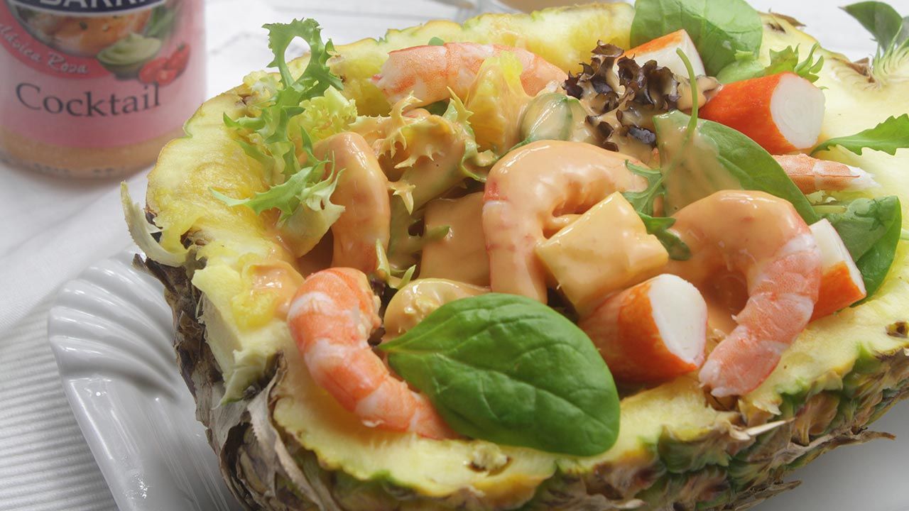 ensalada cocktail pina